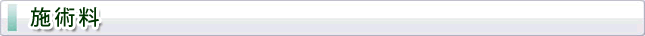 施術料