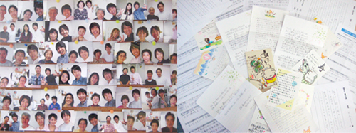 喜びの声とツーショット